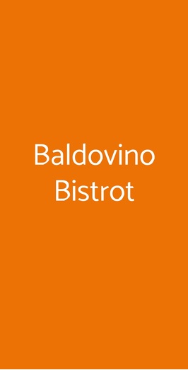 Baldovino Bistrot, Firenze