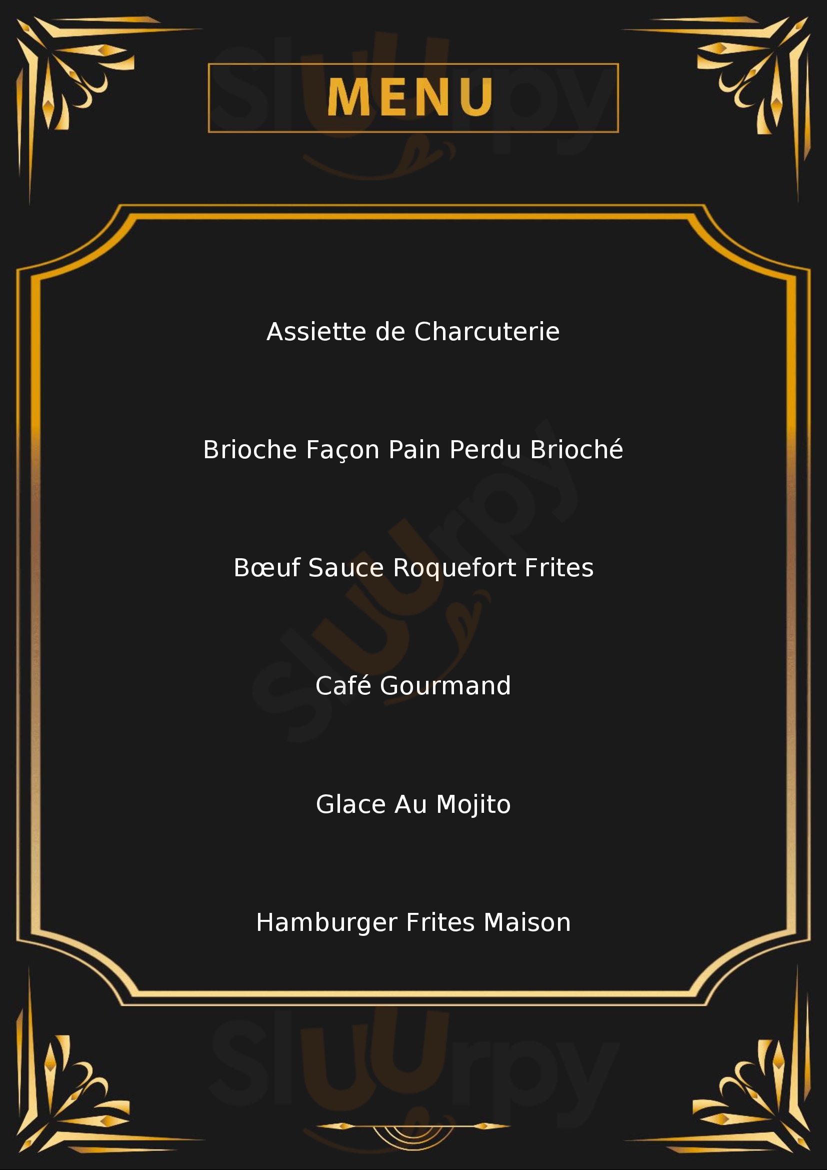 Guinguette De La Gémerie Arnage Menu - 1