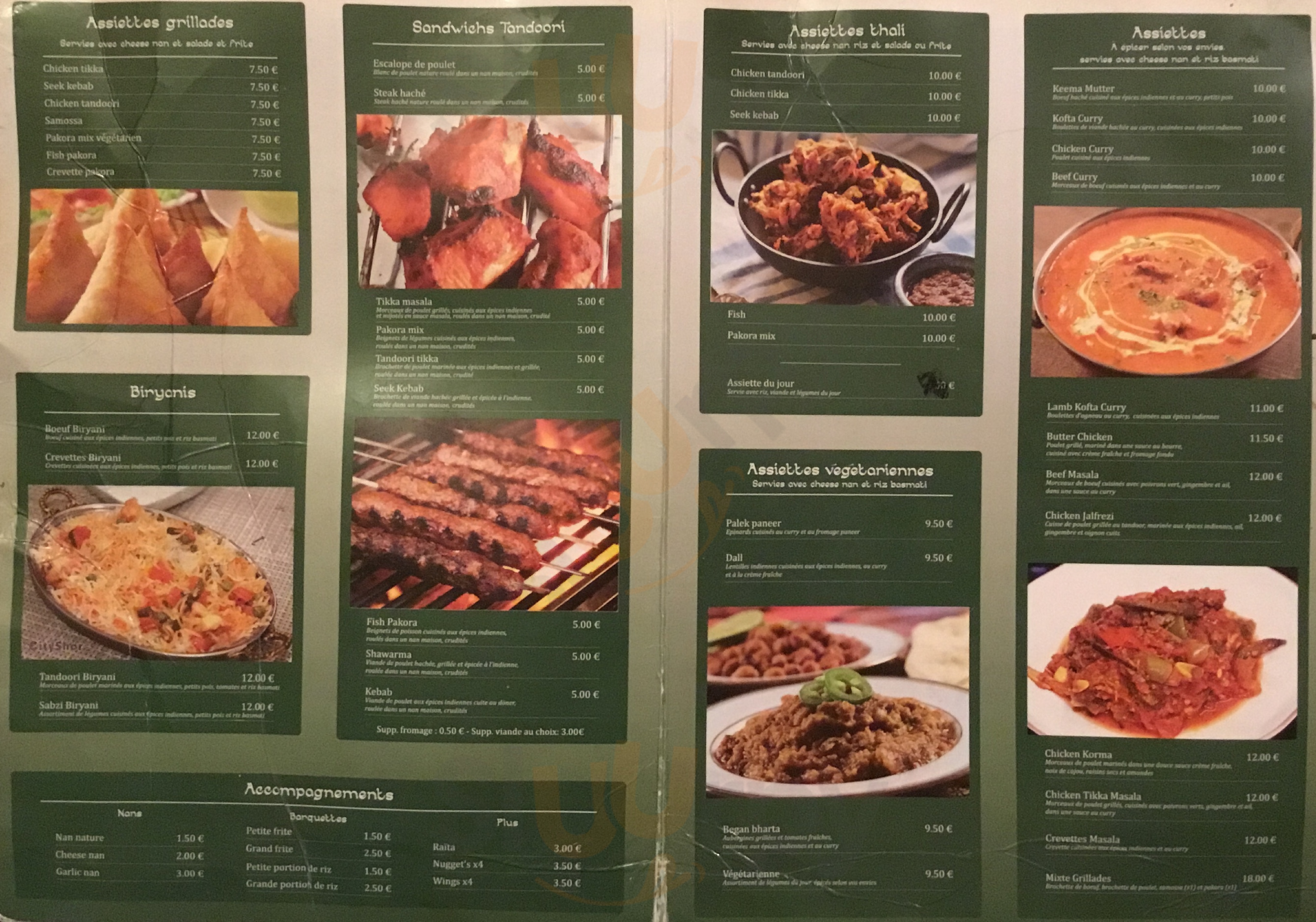 Raja Tandoori L'Arbresle Menu - 1