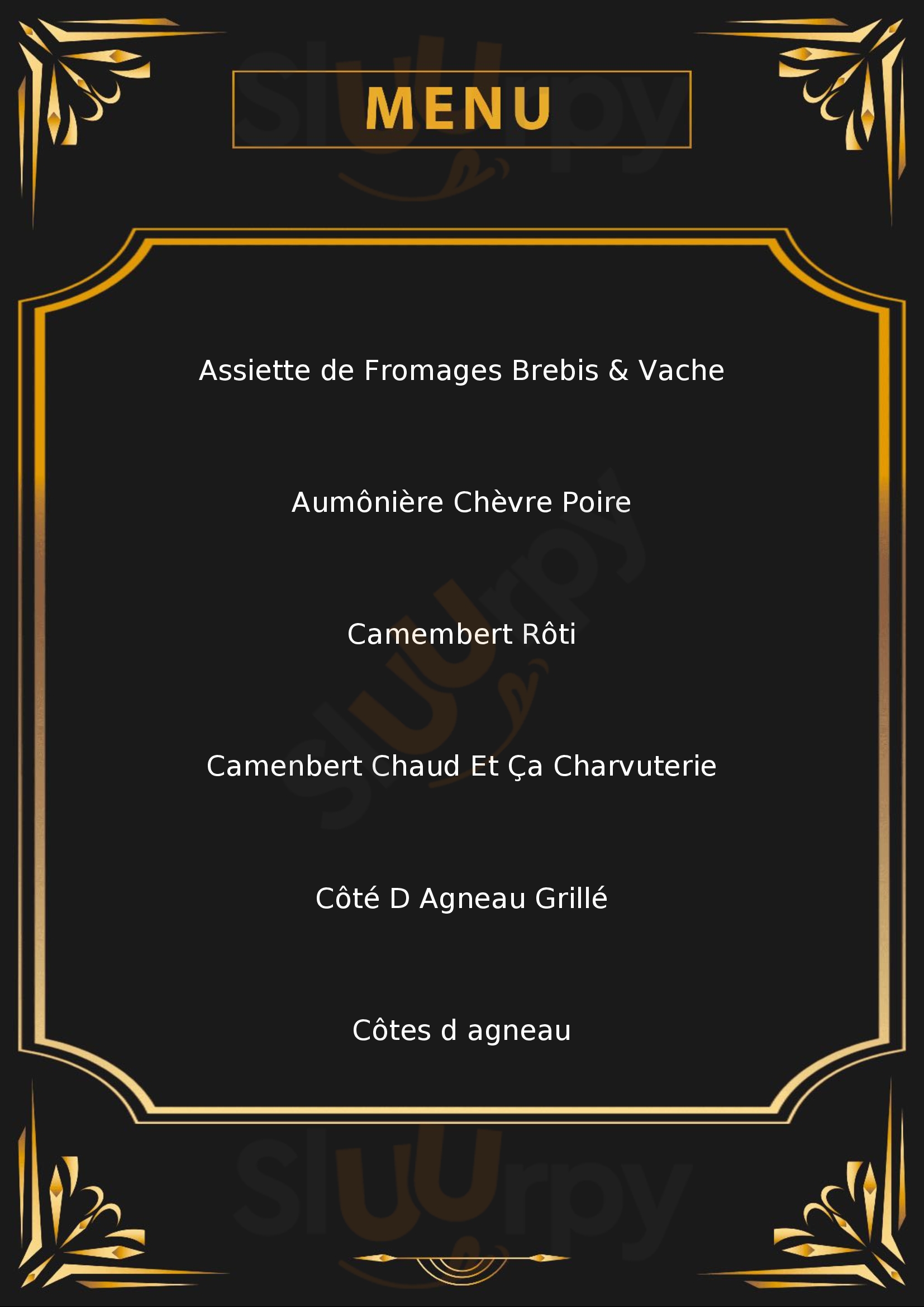 La Table De Saoussas Loudenvielle Menu - 1