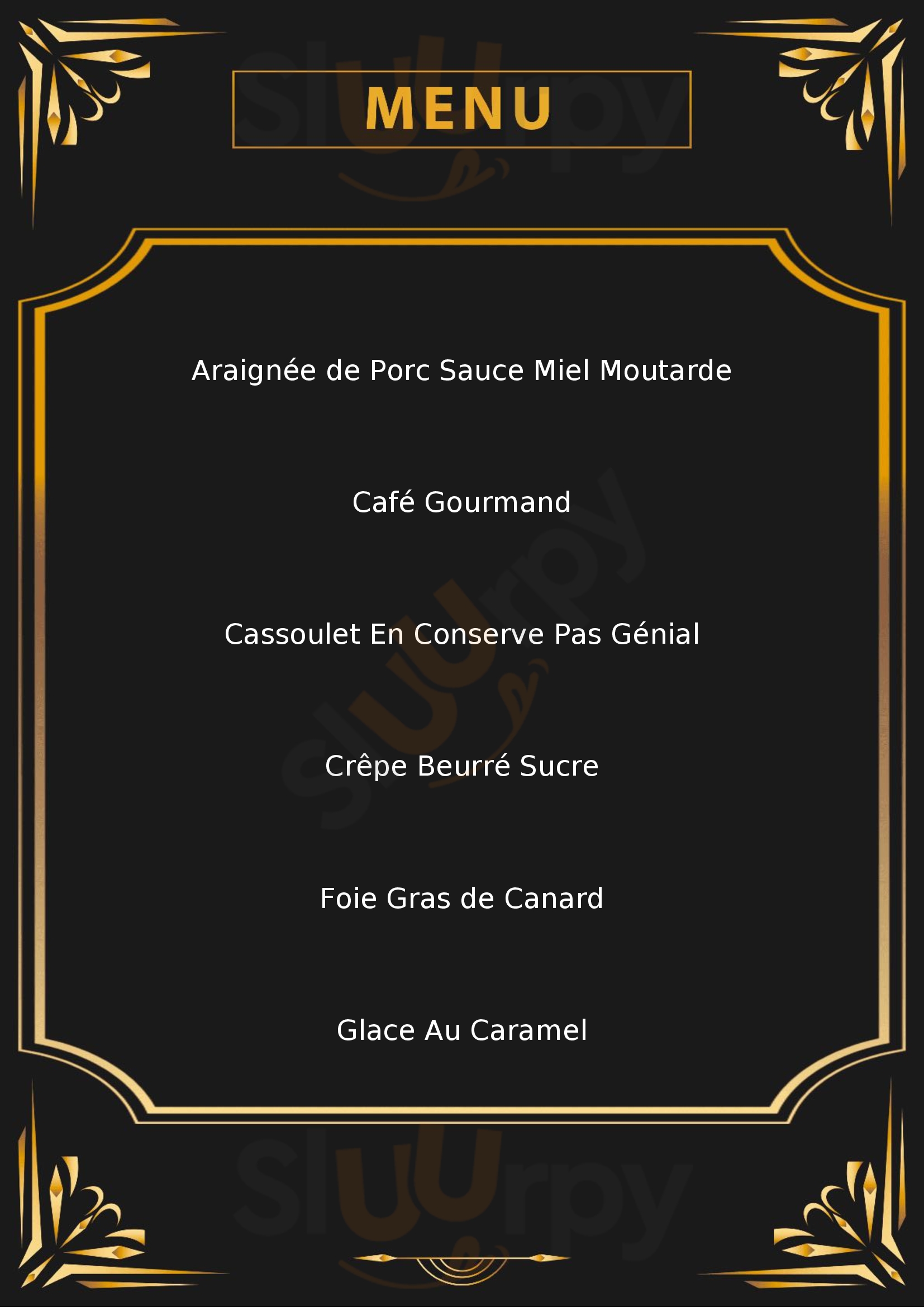 à L'ancre De Salut Limeuil Limeuil Menu - 1