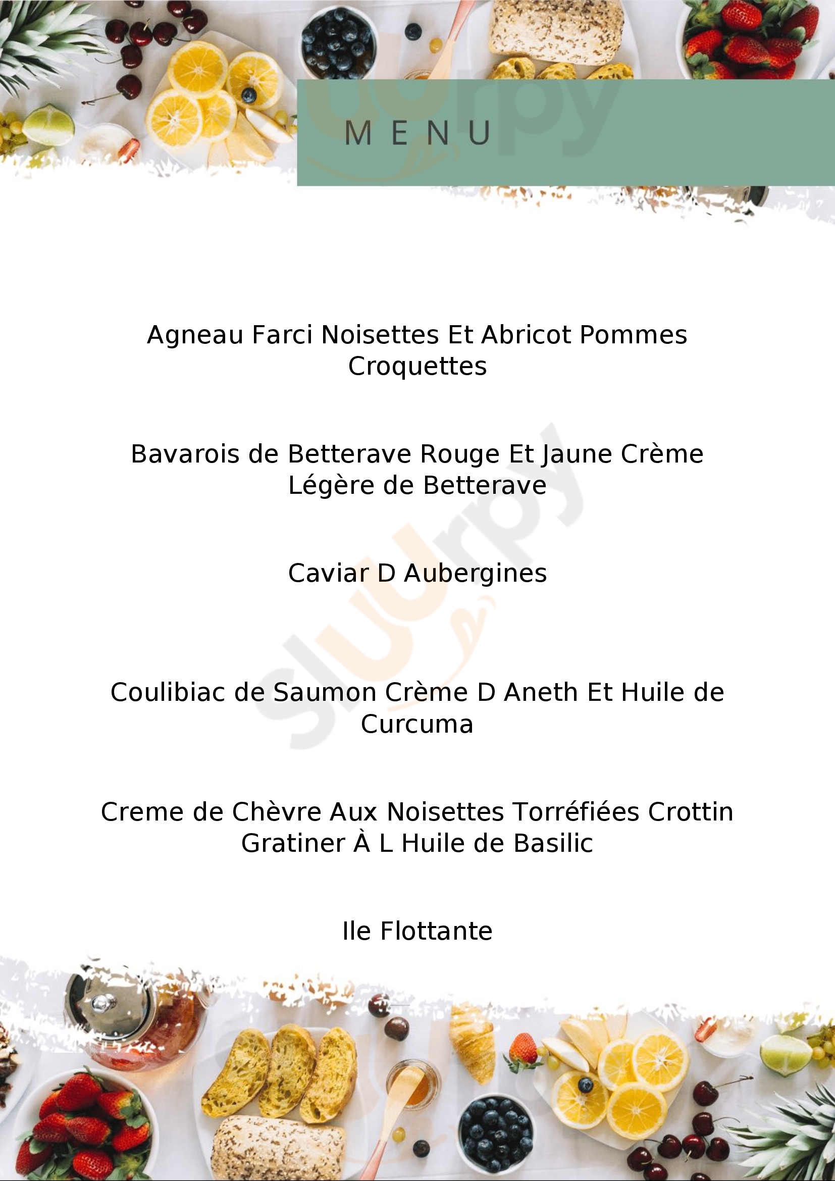 Le Bon Temps Molitg-les-Bains Menu - 1