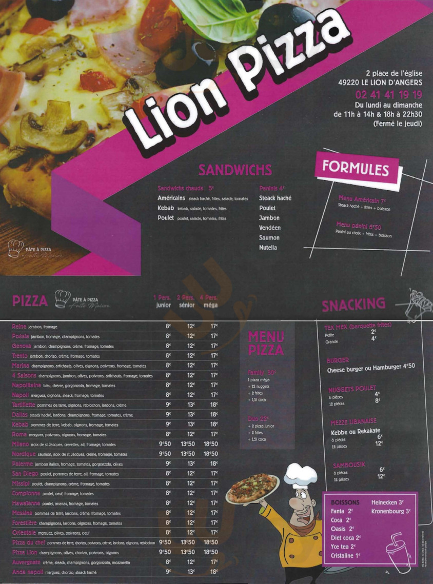 Lion Pizza, Le Lion-d'Angers