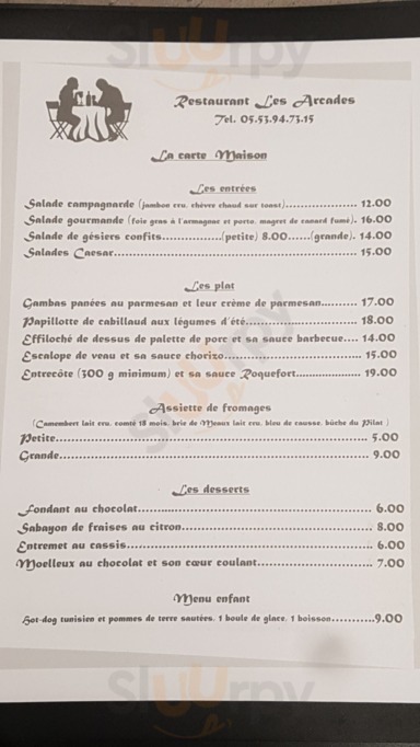 Restaurant Les Arcades, Damazan