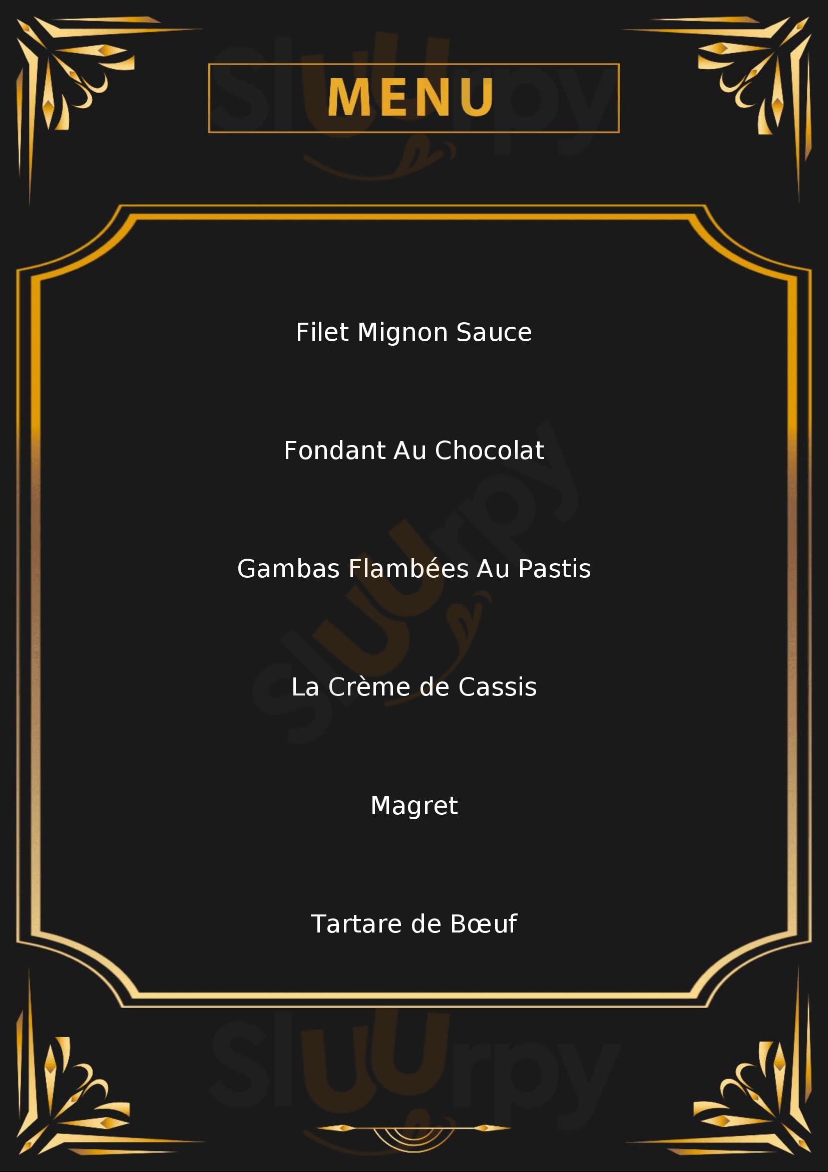 Autour Des Mets Sumène Menu - 1