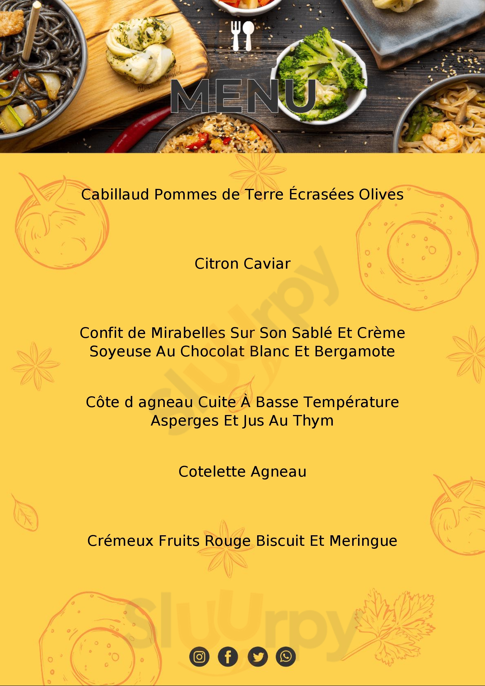 Saint-louis Saint-Sulpice-de-Favières  Menu - 1