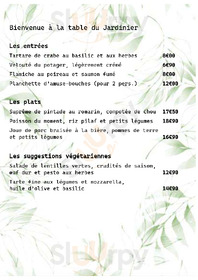 La Table Du Jardinier