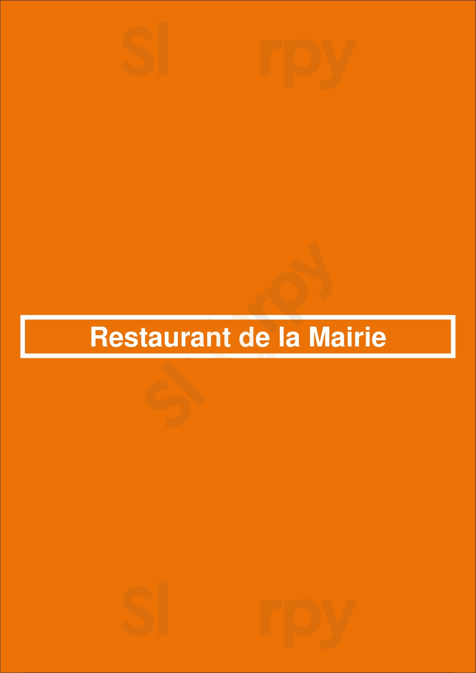 Restaurant De La Mairie Berry Au Bac Menu - 1