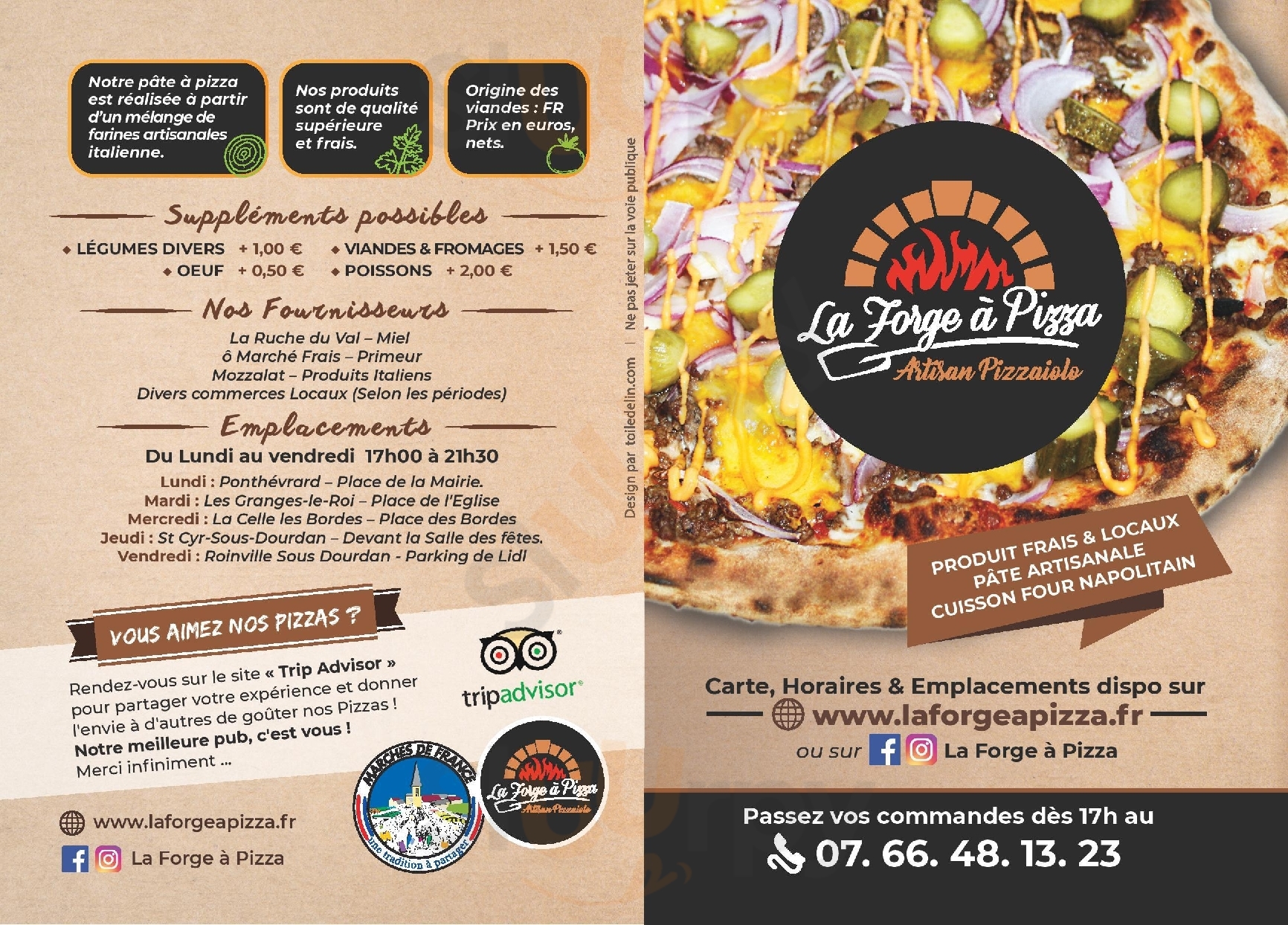 La Forge A Pizza Le Val-Saint-Germain Menu - 1