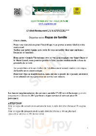 La Sapiniere Restaurant