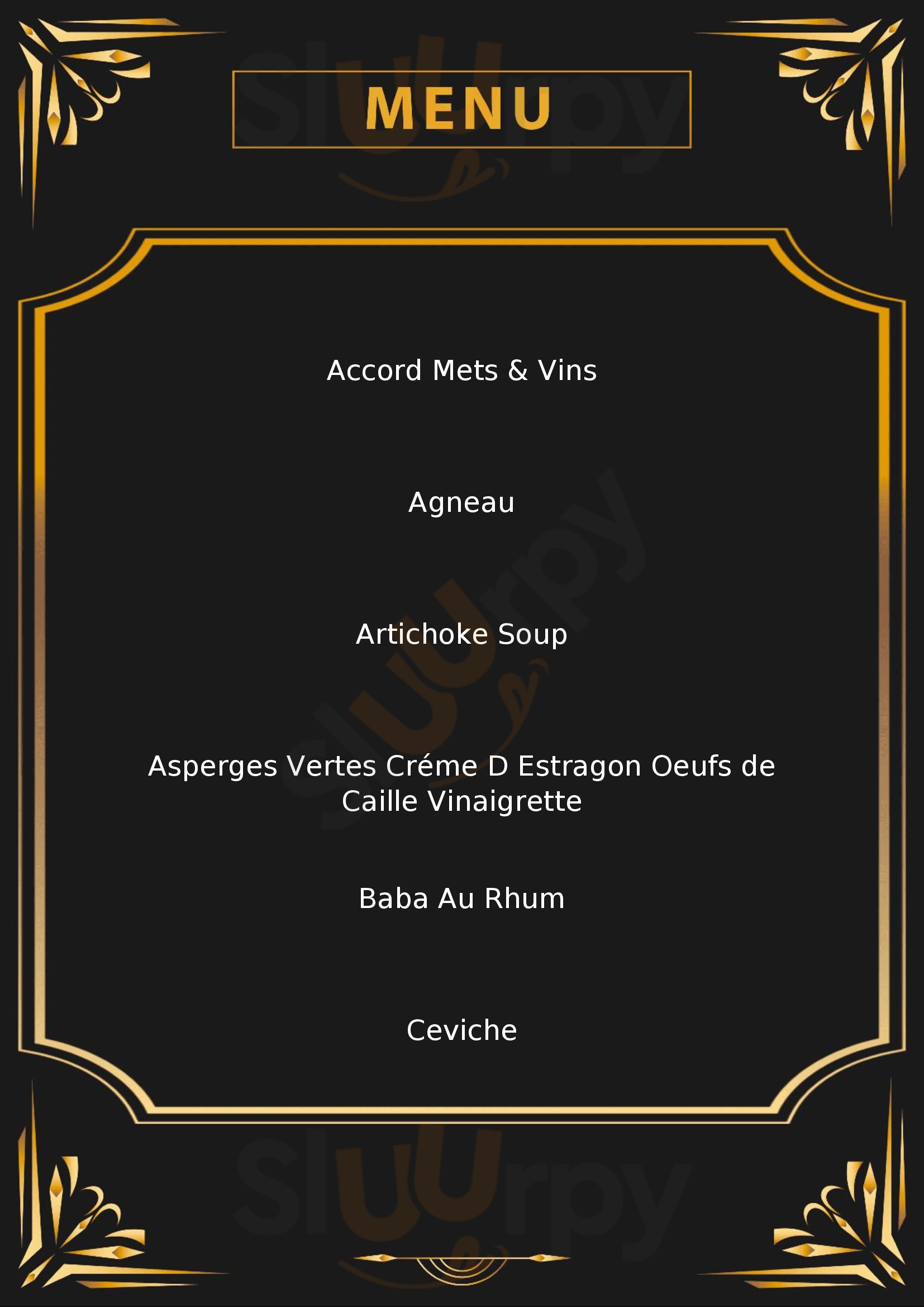 Semilla Paris Menu - 1