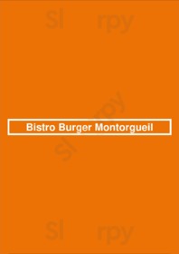 Bistro Burger Montorgueil, Paris