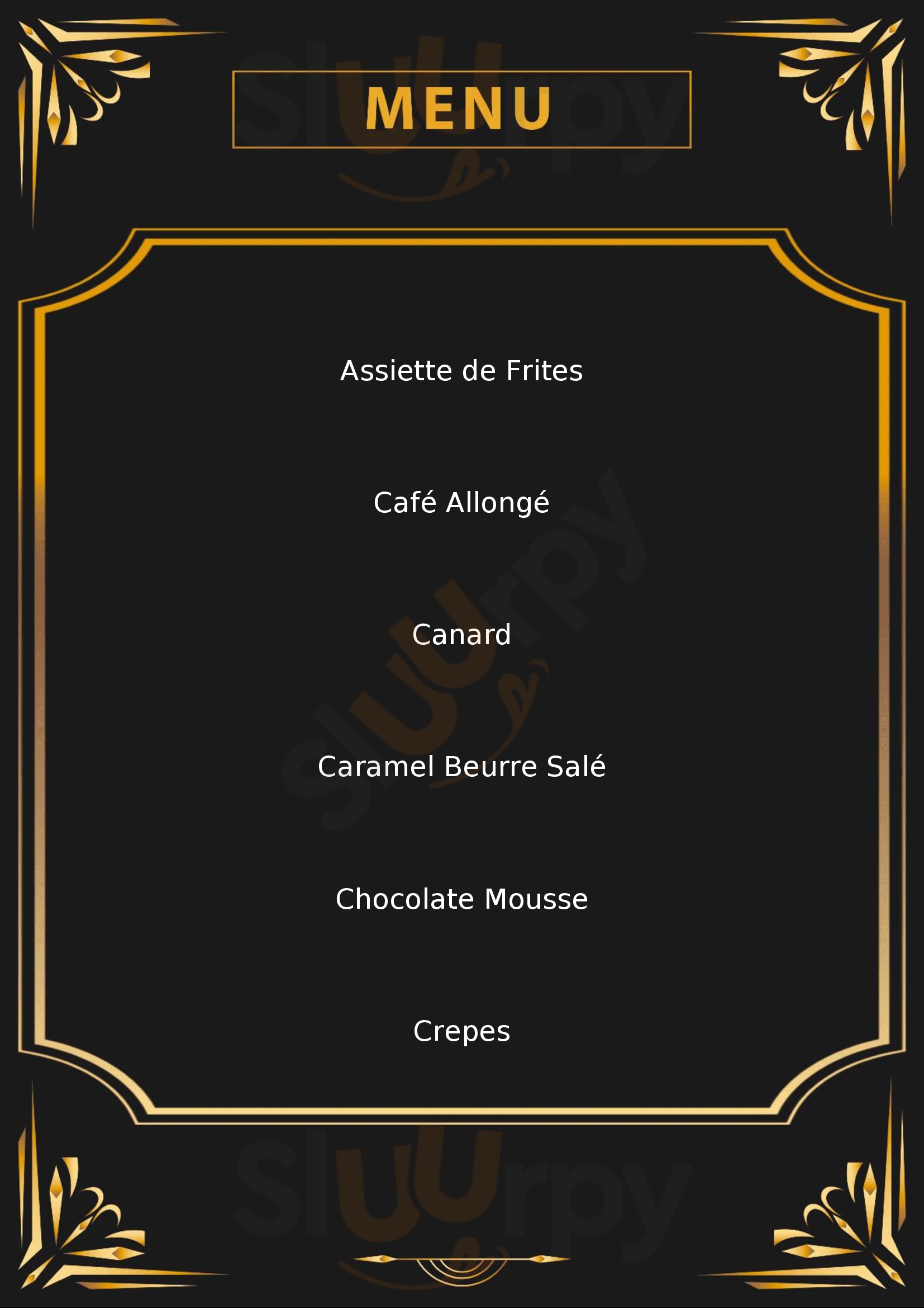 Relais Du Pont-neuf Paris Menu - 1