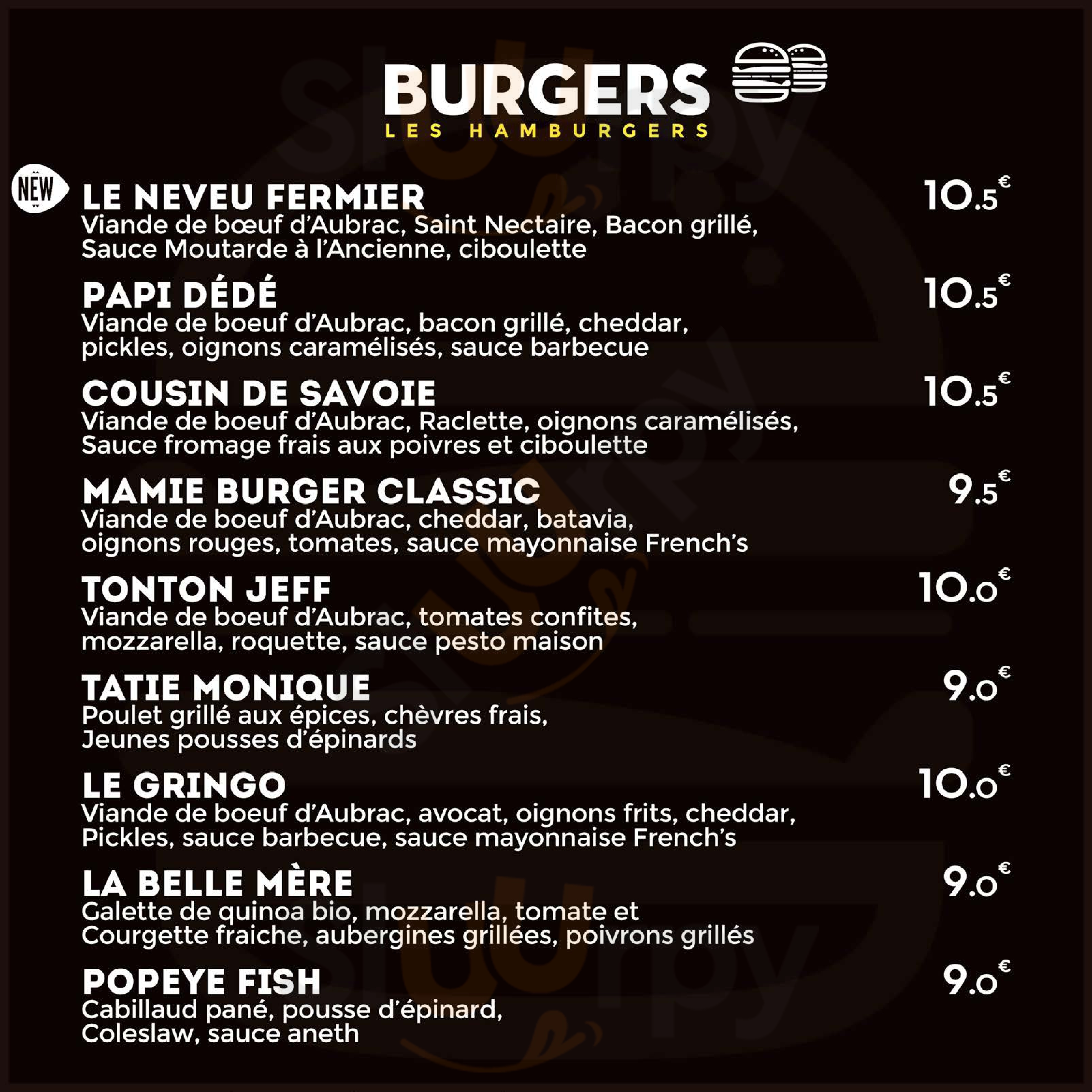 Mamie Faubourg Saint Denis Paris Menu - 1