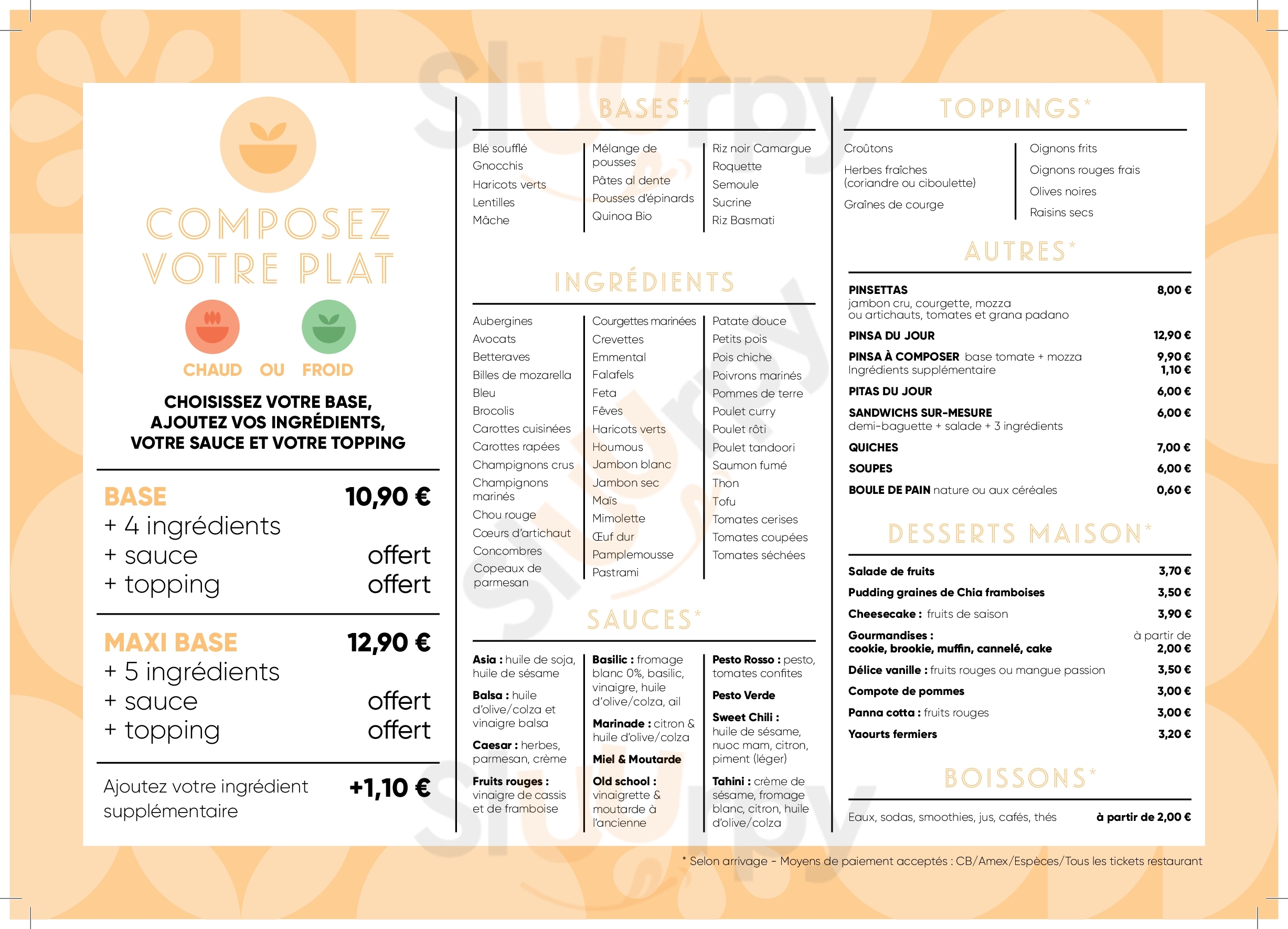 Compose Paris Menu - 1