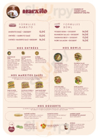 Marxito menu