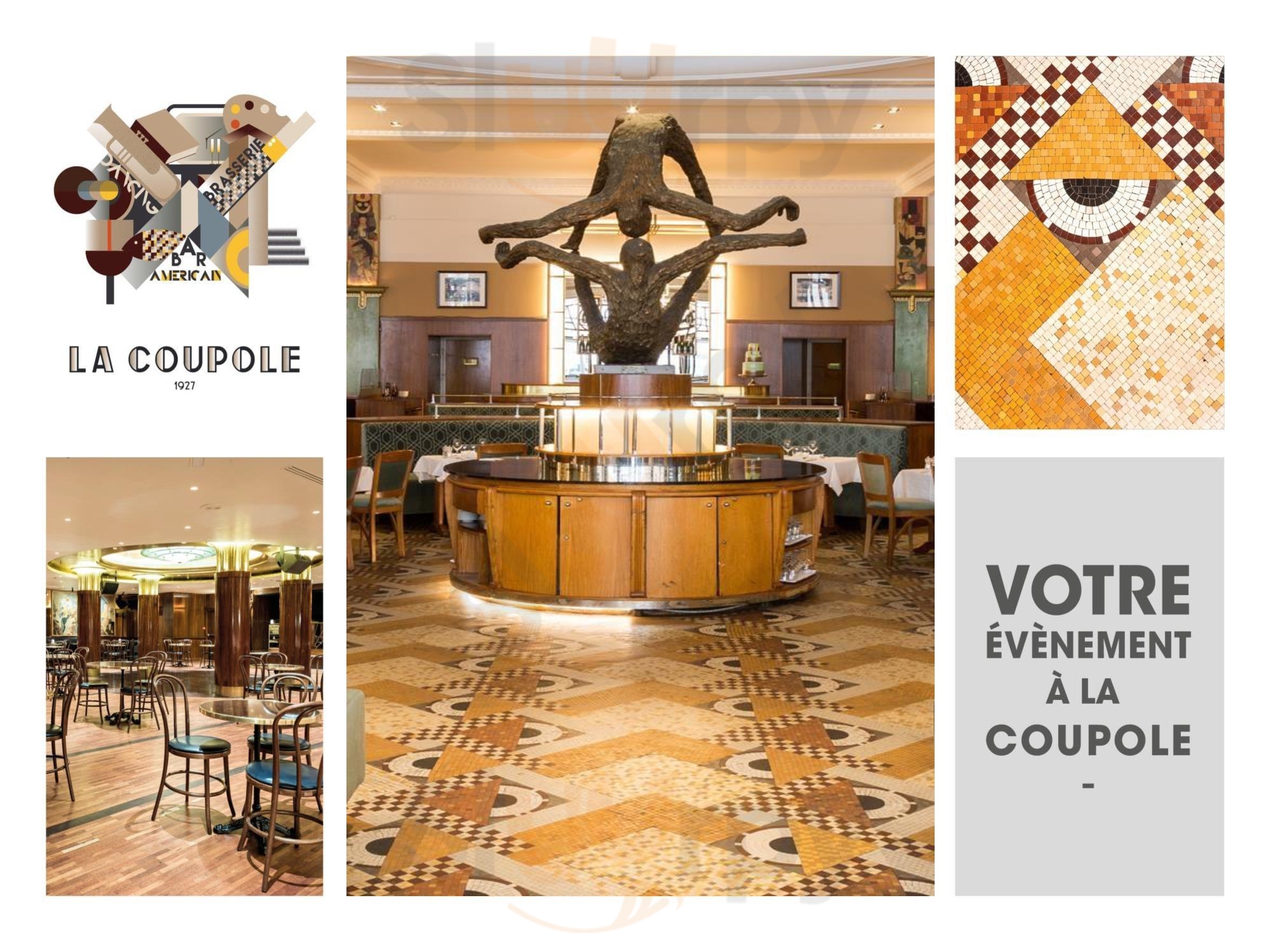 Vue Sur Coupole Paris Menu - 1