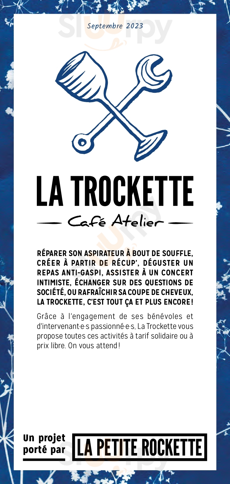 La Trockette Paris Menu - 1