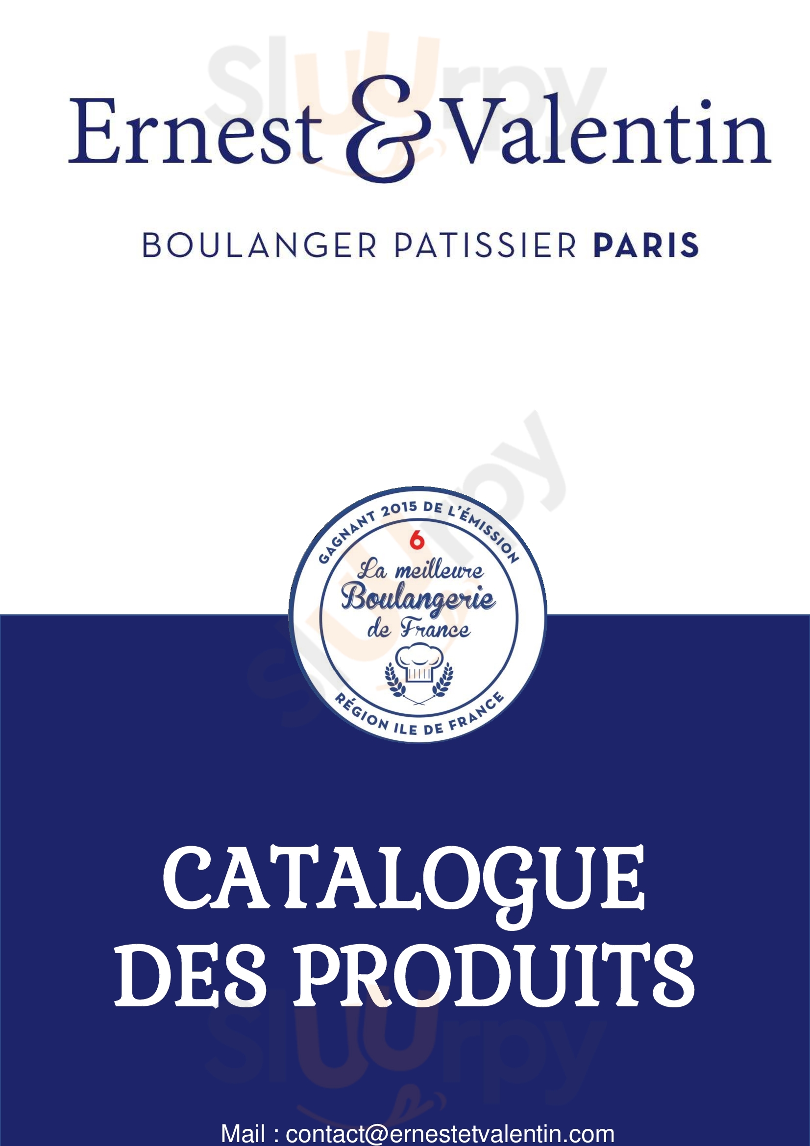 Main Menu - Ernest & Valentin Bercy