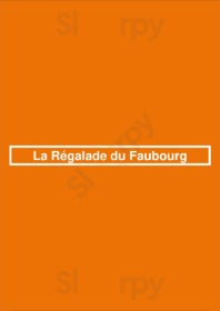 Le Faubourg menu