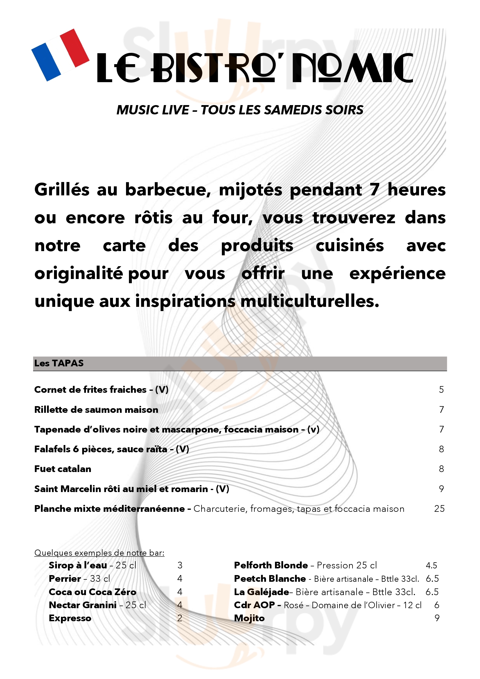 Main Menu - Opera Cafe