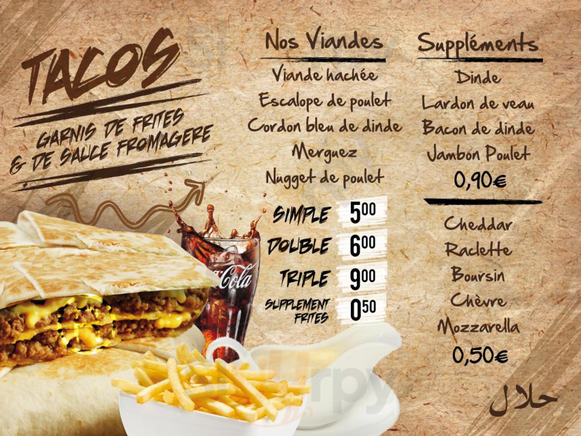 Tasty Tacos Paris Menu - 1