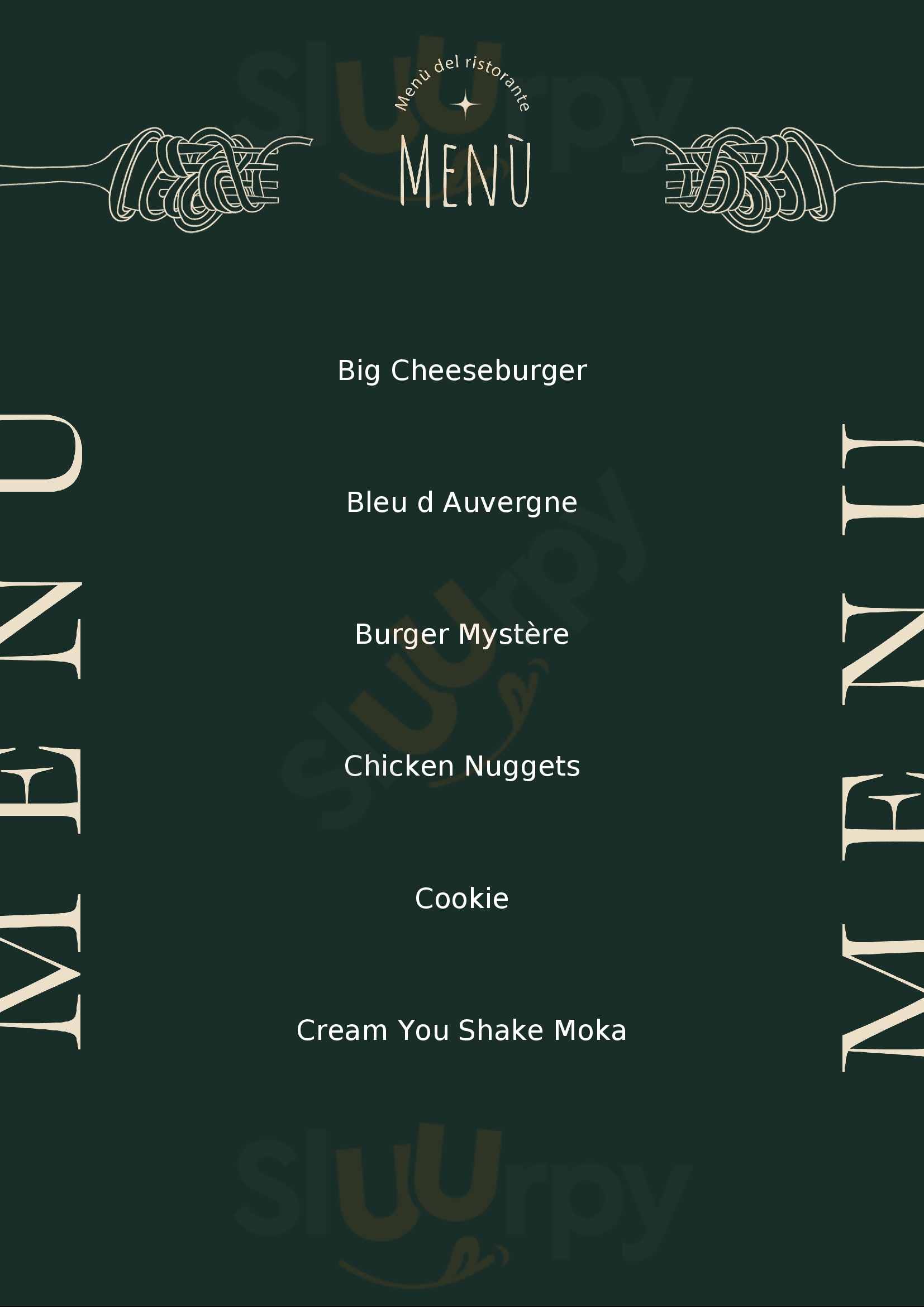 Burger King Paris Menu - 1