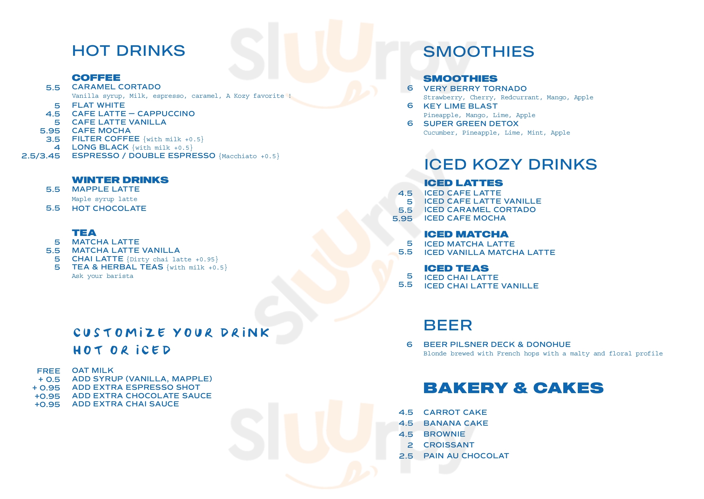 La Taverne Suisse Paris Menu - 1