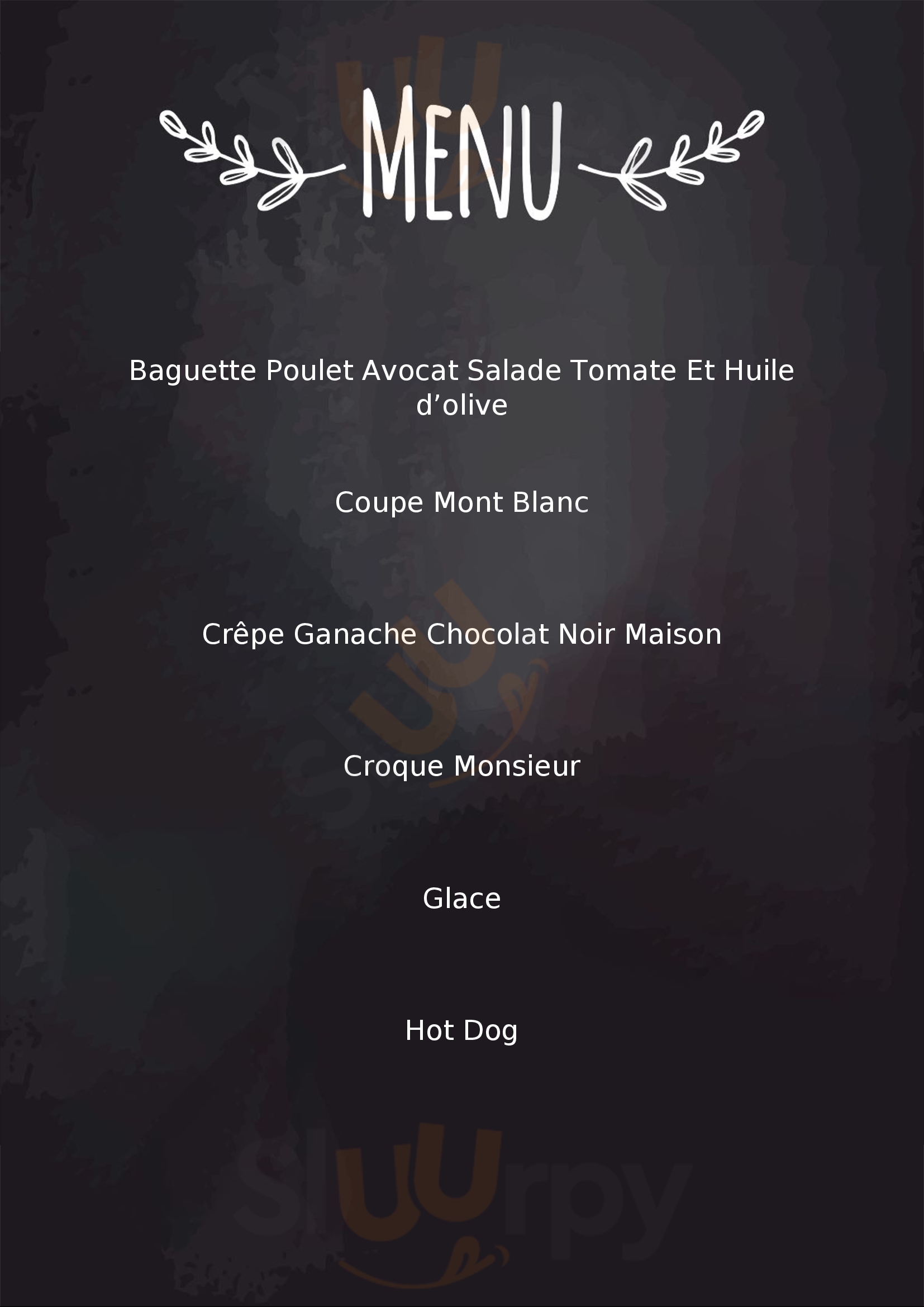 La Terrasse De Pomone Paris Menu - 1