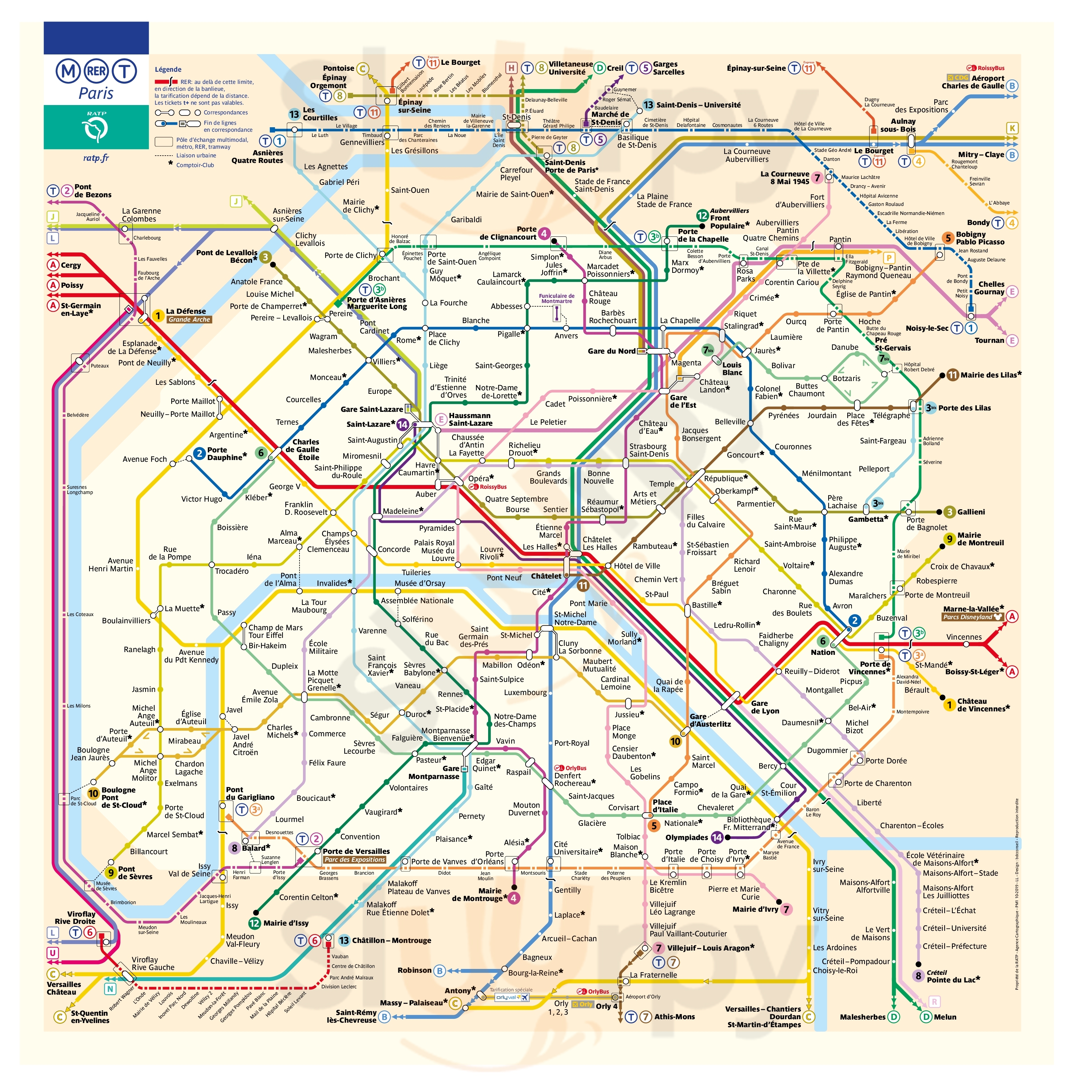 Subway Porte D’orléans Paris Menu - 1