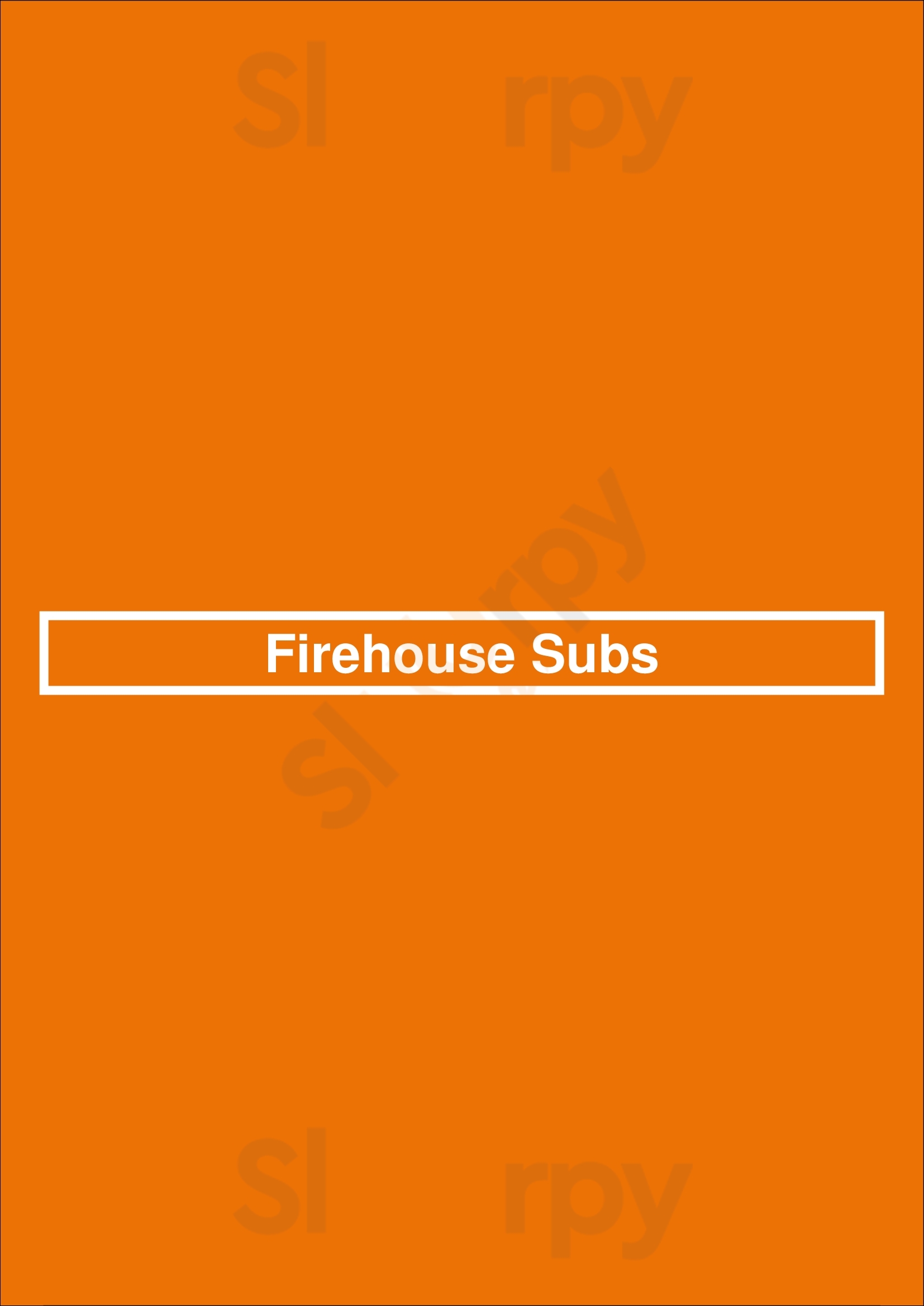 Firehouse Subs London Menu - 1