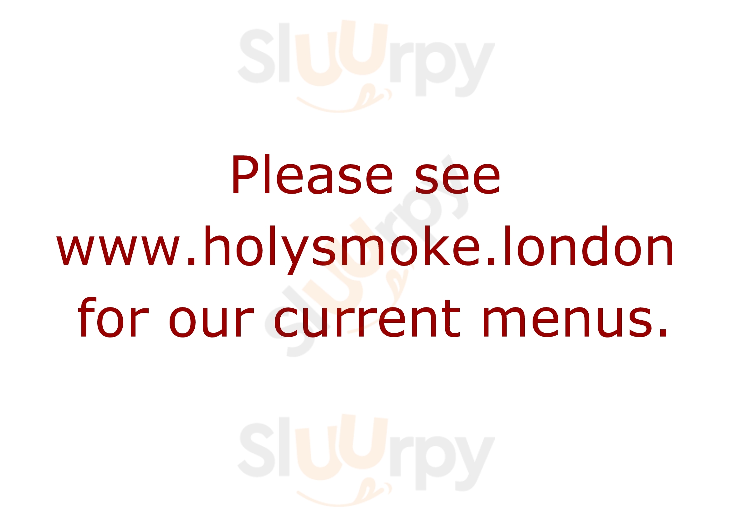Main Menu - Holy Smoke