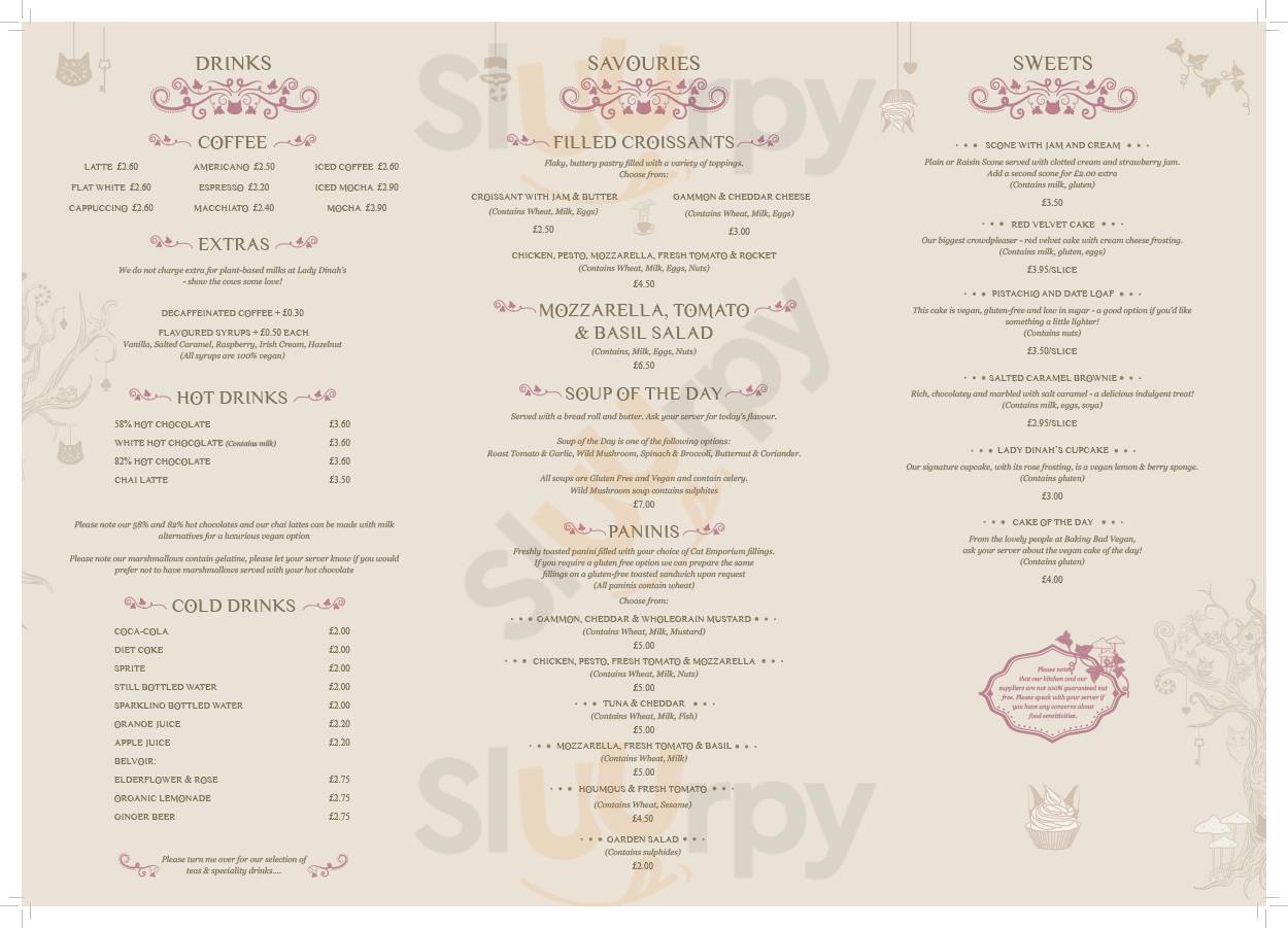 Main Menu - Lady Dinah's Cat Emporium