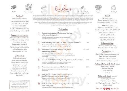 Emilia's Crafted Pasta (st. Katharine Docks)