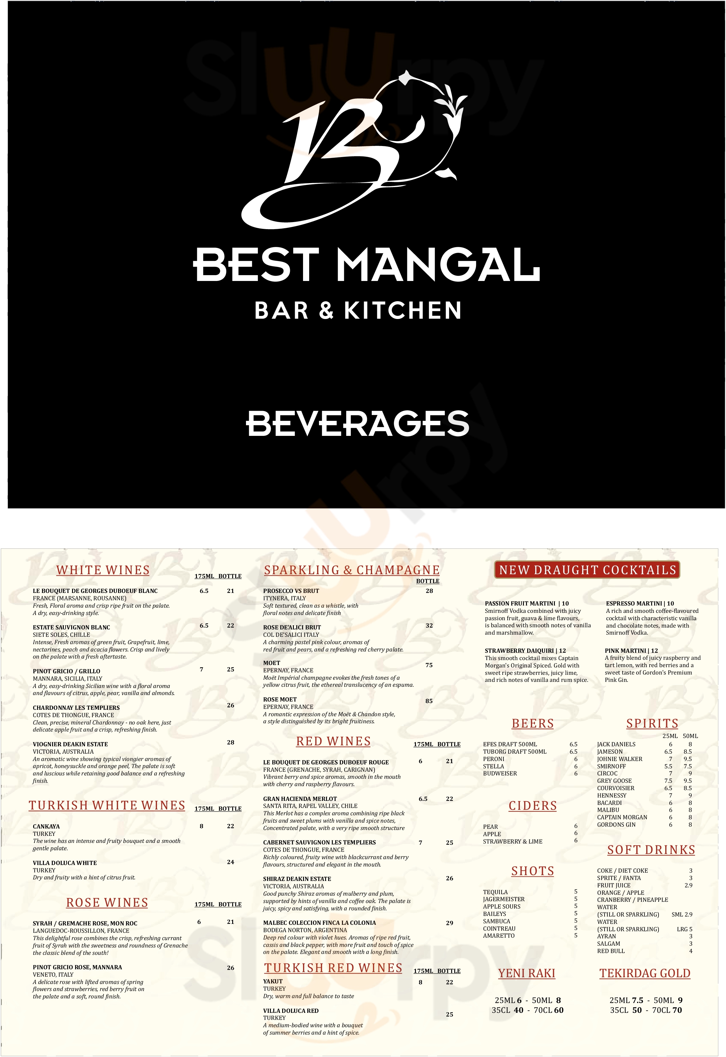 Best Mangal Kings Cross Branch London Menu - 1