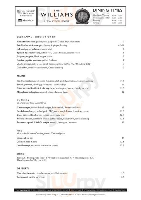 Williams Ale & Cider House