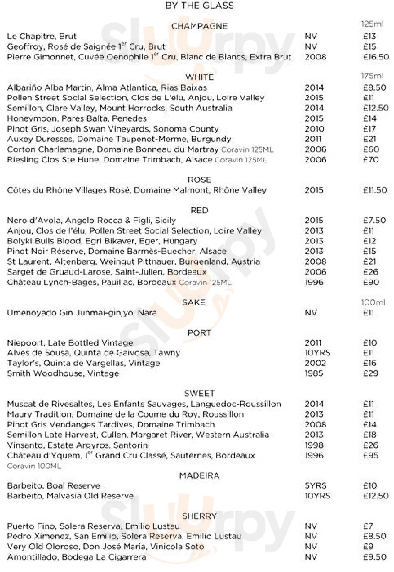 City Social London Menu - 1