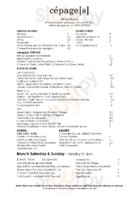 Cepages Wine Bistro