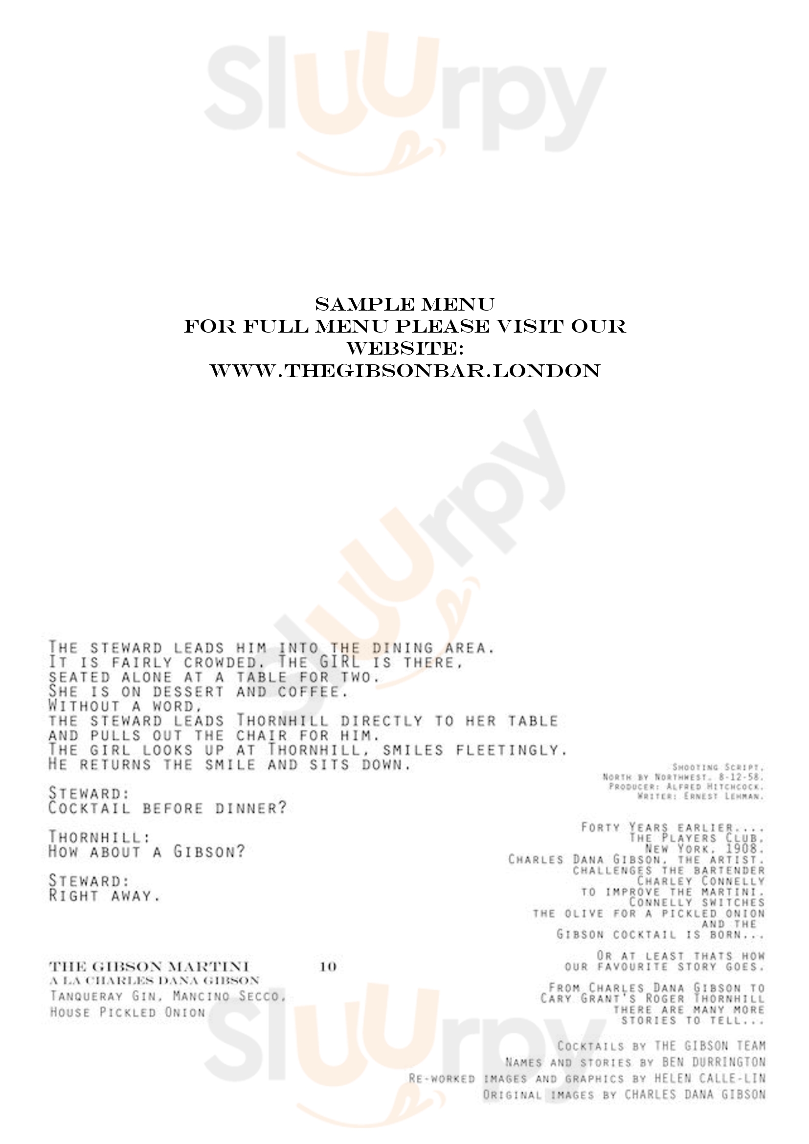 Main Menu - The Gibson