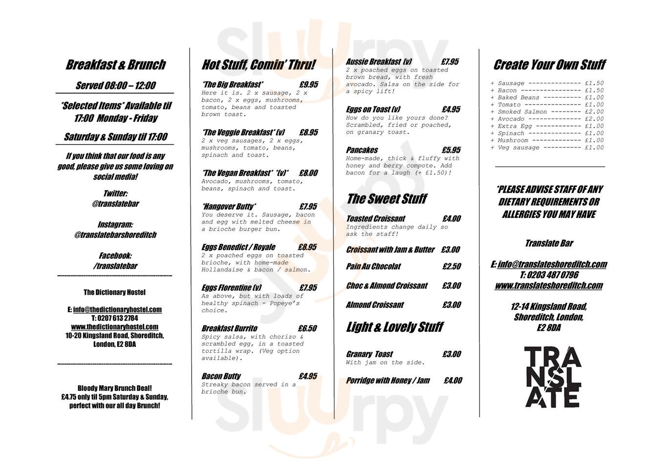 Main Menu - Translate