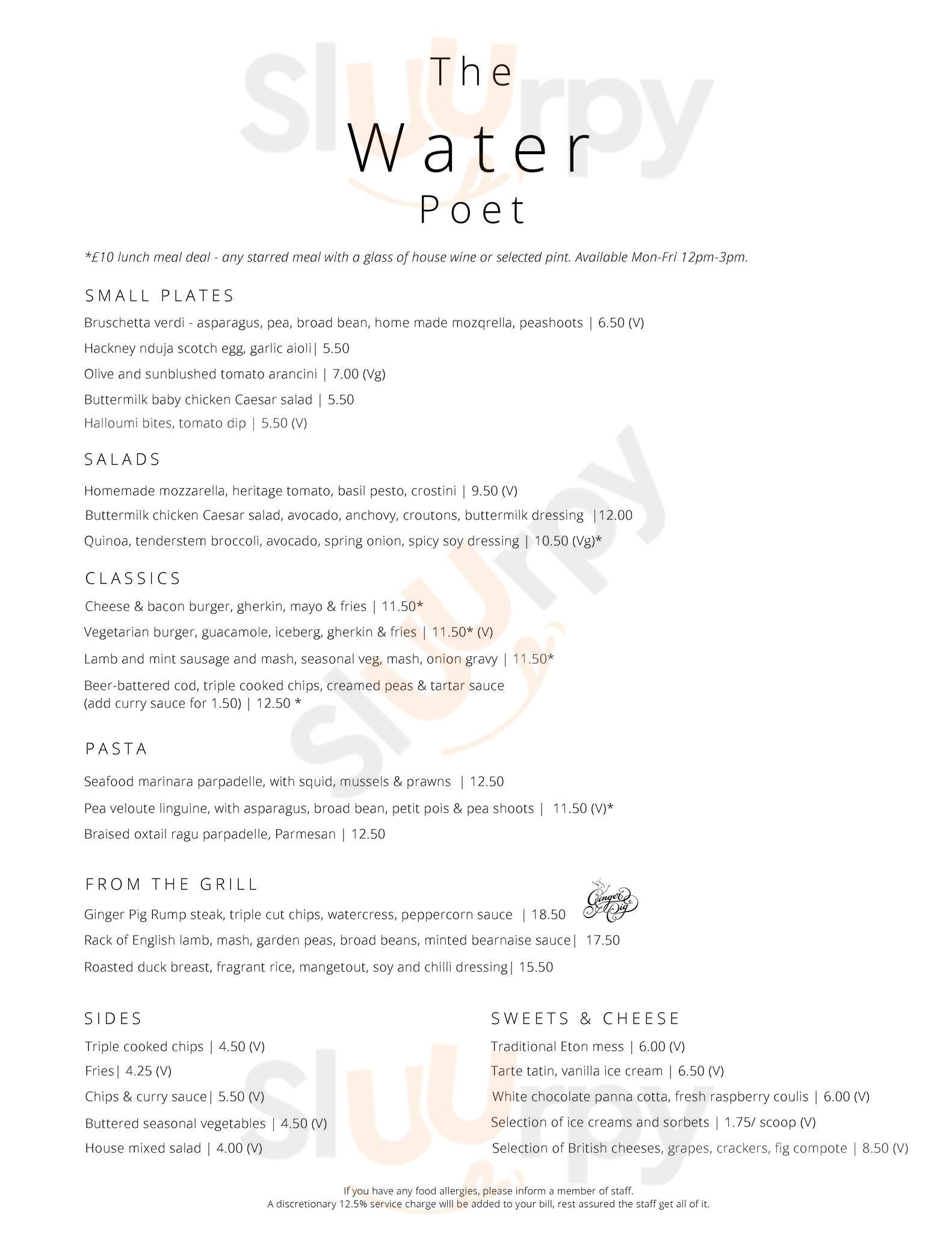 Main Menu - The Water Poet