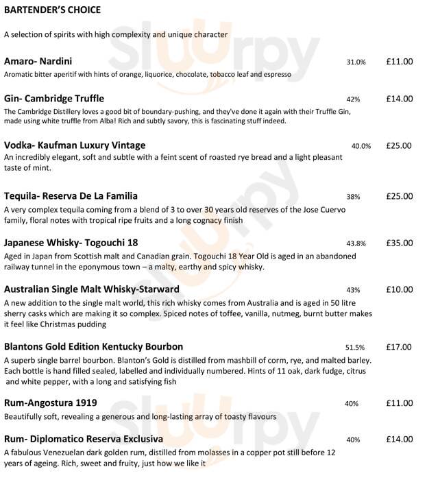 Bread Street Kitchen & Bar - St Paul's London Menu - 1