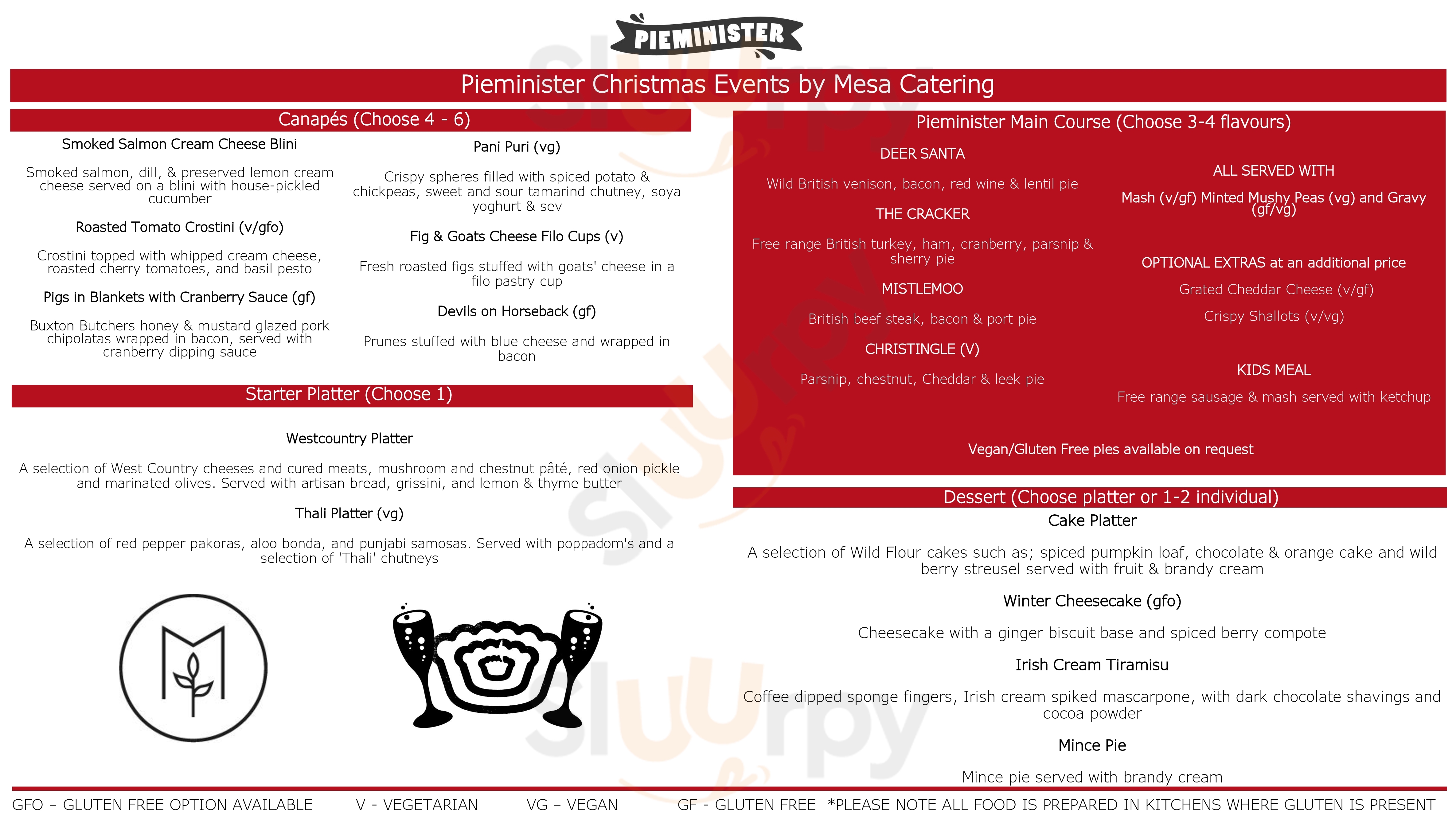 Pieminister London Menu - 1