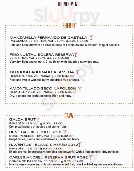 Tapas Brindisa London Bridge London Menu - 1