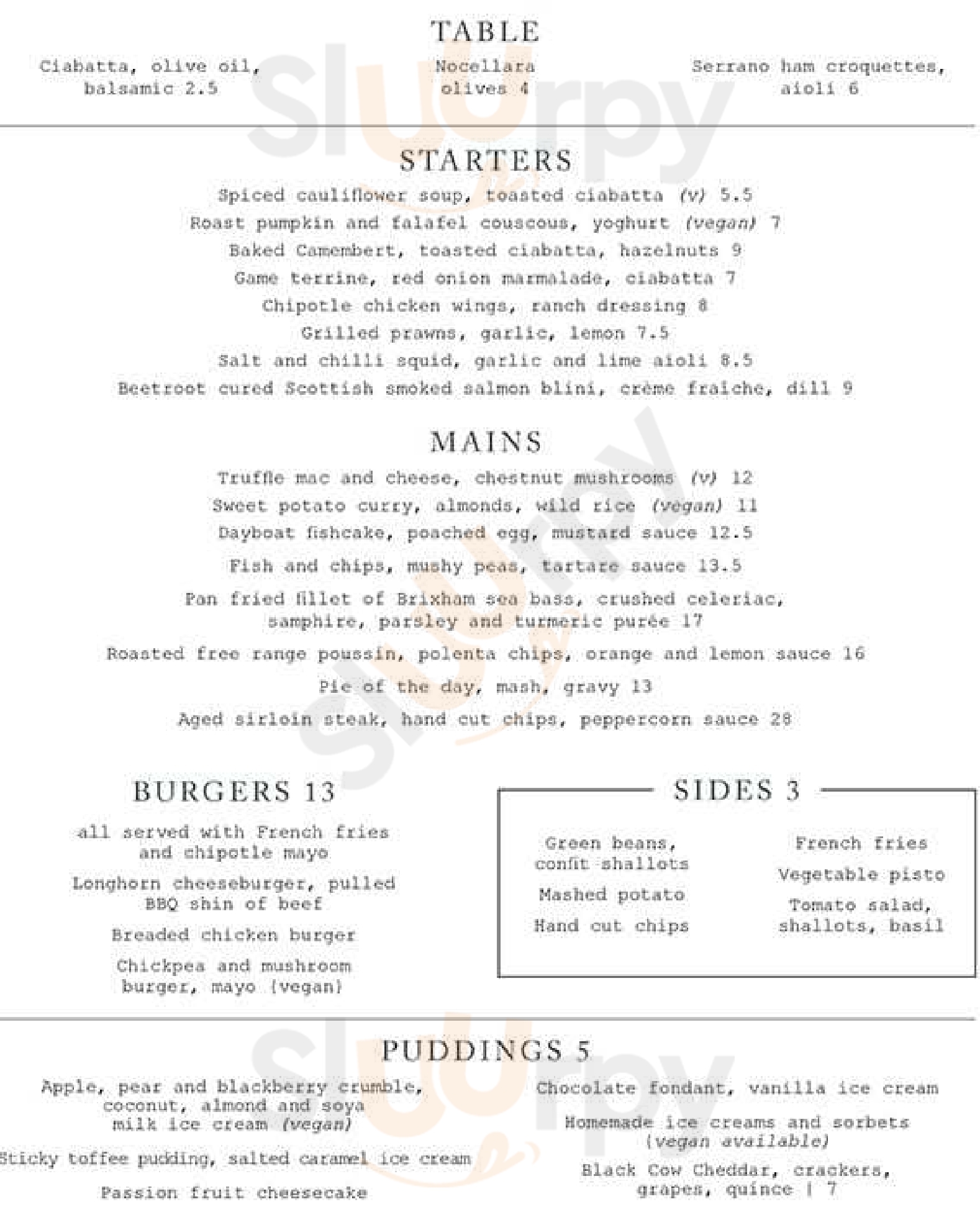 Ealing Park Tavern London Menu - 1