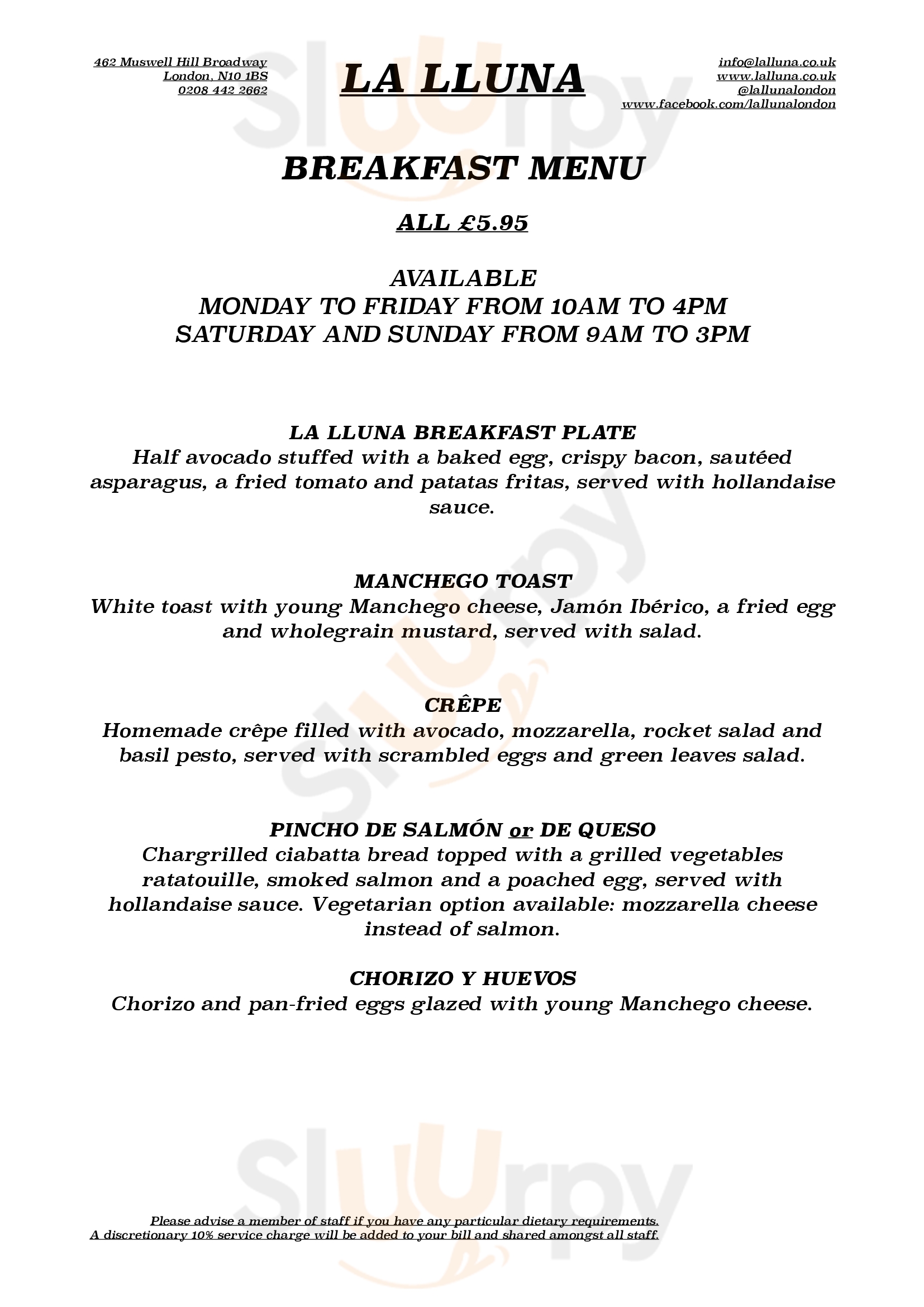 Main Menu - La Lluna