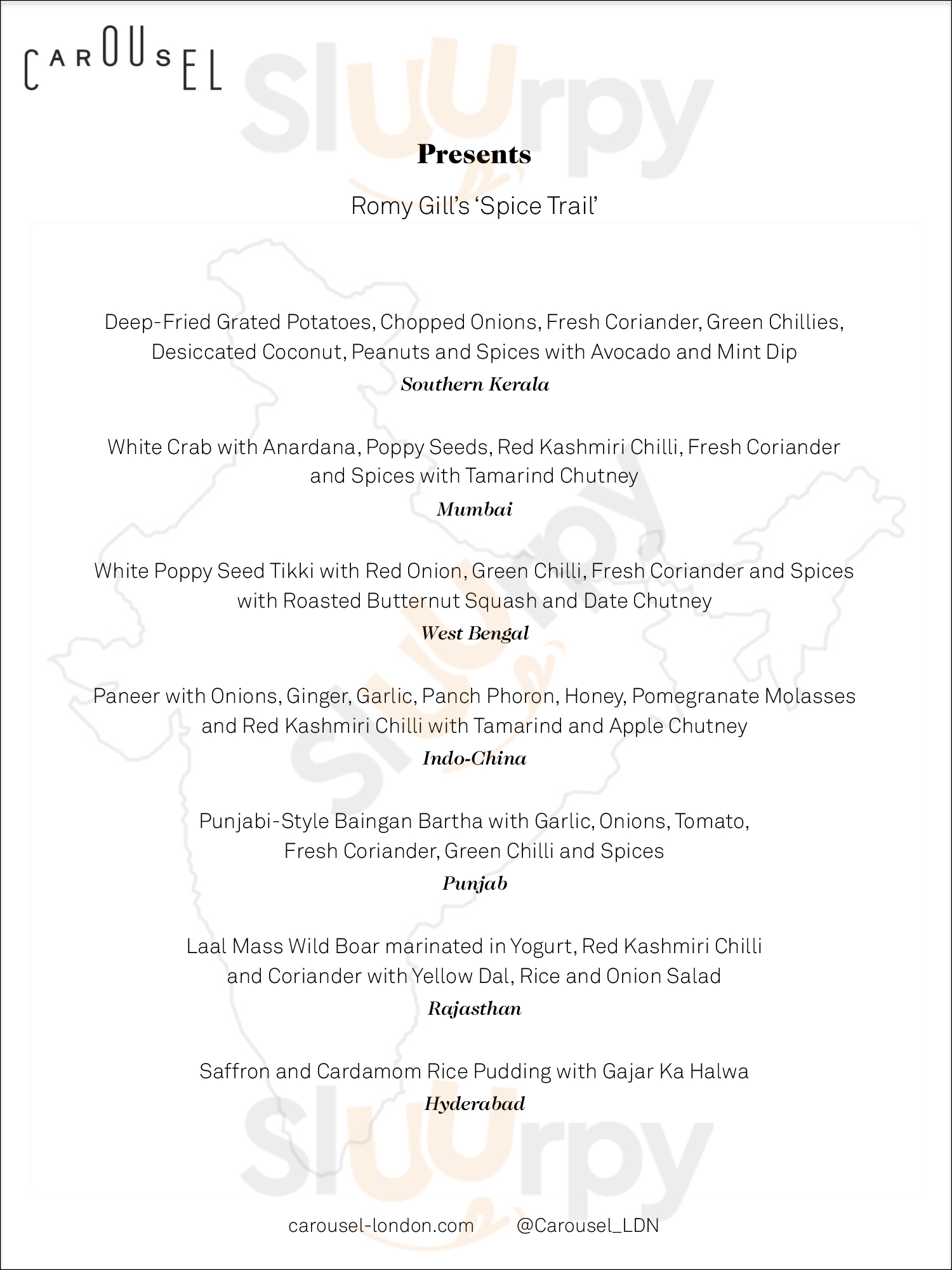 Main Menu - Carousel