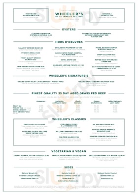 Wheeler's Of St. James's Oyster Bar & Grill Room