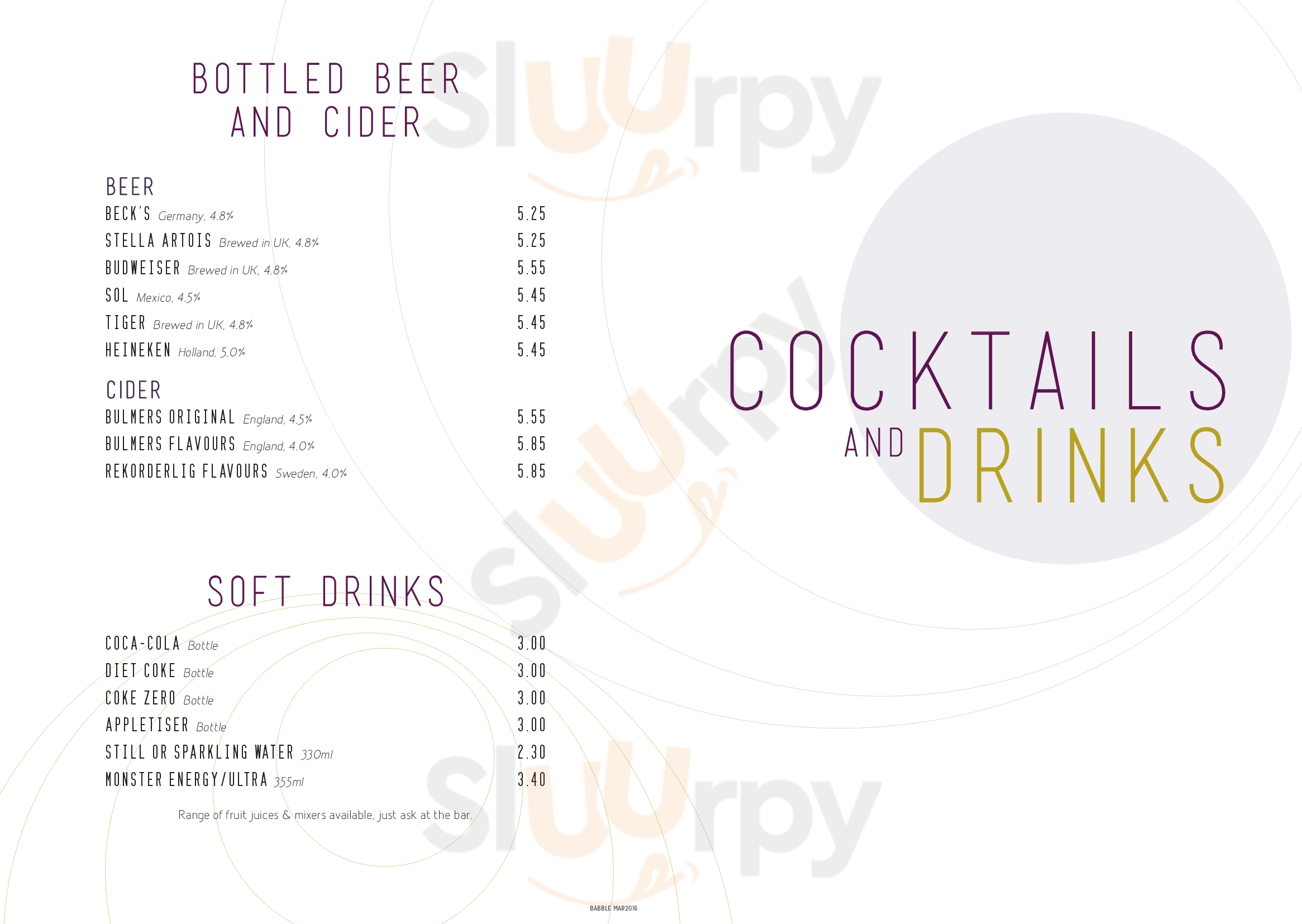 Main Menu - Babble-city