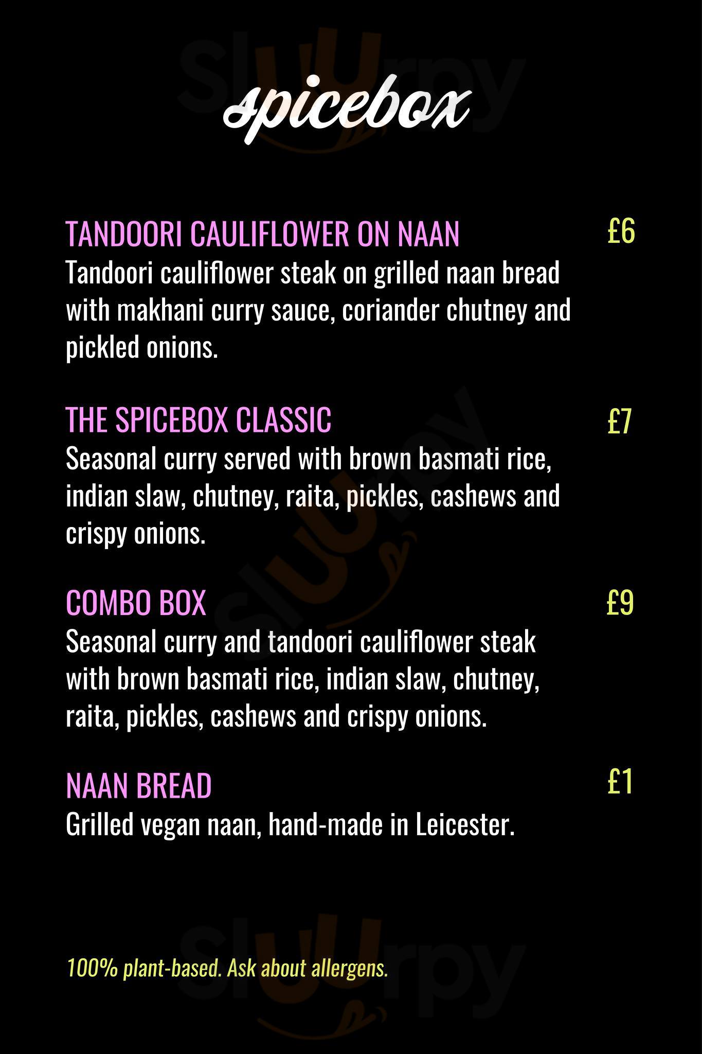 Main Menu - Spicebox